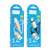 Kabel USB A do Lightning Hoco 2,4A 1 m X117 złoty