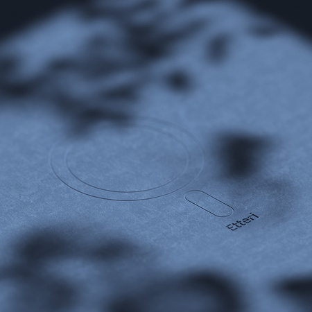 Nakładka Etteri Silicone Mag do iPhone 15 Pro Max 6,7" ciemnoniebieska