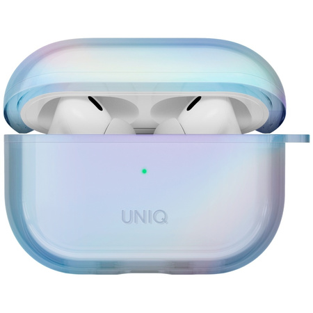 Etui UNIQ Iridescia do AirPods Pro 2 Hang Case niebieski