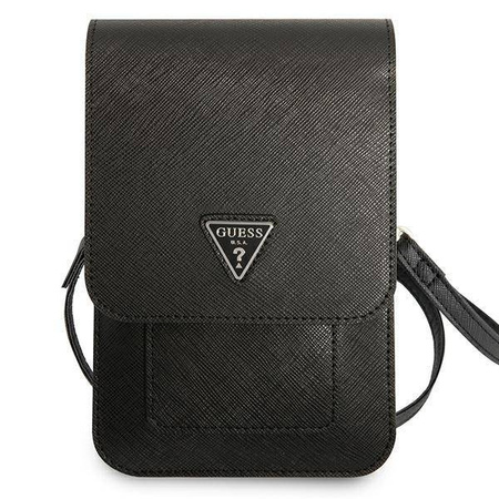 Sack Guess Saffiano Triangle (GUWBSATMBK) schwarz