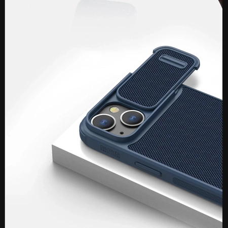 Nillkin Textured S Case for iPhone 14, armored cover with camera cover, green