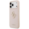Guess Grained Big 4G &amp; Classic Logo Case for iPhone 17 Pro Max - Pink