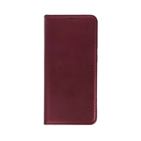 Etui SAMSUNG GALAXY A20E portfel z klapką skóra ekologiczna Kabura Magnet Book burgundowe