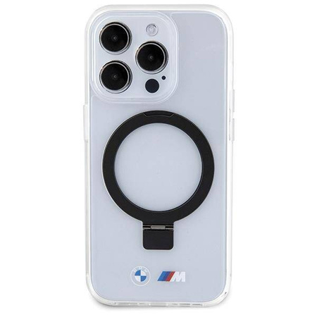BMW Ring Stand M Collection MagSafe - Etui iPhone 15 Pro (przezroczysty)