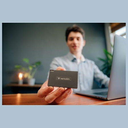 Verbatim Mini Dysk SSD 512GB USB-C 3.2    + kabel USB-C/USB-C-USB-A metalowy/metal 32030