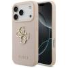 Guess Grained Big 4G &amp; Classic Logo iPhone 17 Pro Hülle - Rosa