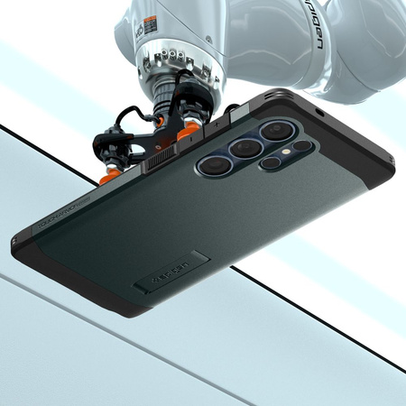 Spigen nakładka Tough Armor MagSafe do Samsung Galaxy S25 Ultra Zielona Otchłań