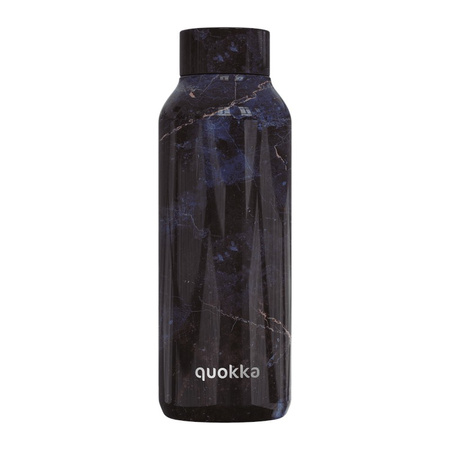 Quokka Solid - Butelka termiczna ze stali nierdzewnej 510 ml (Black Marble)
