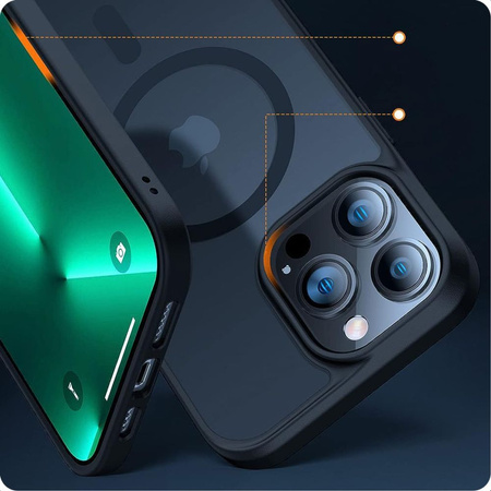 Schutzhülle APPLE IPHONE 15 PRO Tech-Protect Magmat MagSafe Titanium