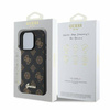 GUESS futerał do IPHONE 16 Pro Max kompatybilny z MagSafe GUHMP16XPGPYSK (PU Peony Script) czarny