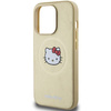 Hello Kitty Leather Kitty Head MagSafe case for iPhone 14 Pro Max - gold