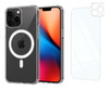 Etui do iPhone 14 Pro Max MagSafe + Szkło na ekran + Szkło na aparat