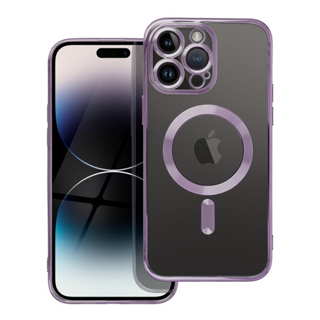 Futerał ELECTRO MAG COVER kompatybilny z MagSafe do IPHONE 17 Pro fioletowy
