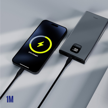 Allity kabel AUC-02 USB-C - USB-C 1,0 m 60W czarny