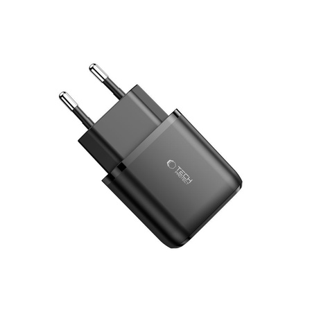 Ładowarka Sieciowa 20W USB QC3.0 + USB-C PD Tech-Protect C20W czarny