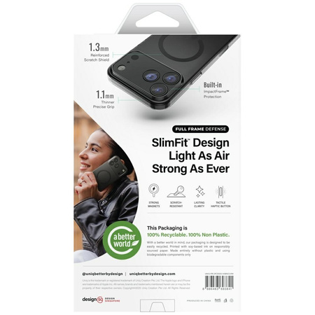 Etui UNIQ Airsuit do iPhone 17 Pro Magclick Charging przeźroczysty