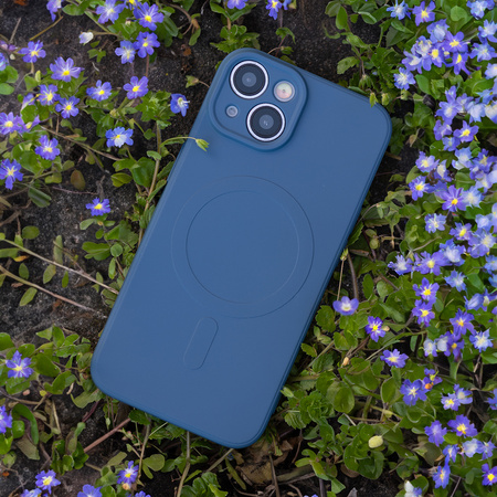 Nakładka Simple Color Mag do iPhone 16 Plus 6,7&quot; granatowa