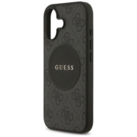 Guess 4G Circle Classic Logo MagSafe Hülle für iPhone 17 - Schwarz