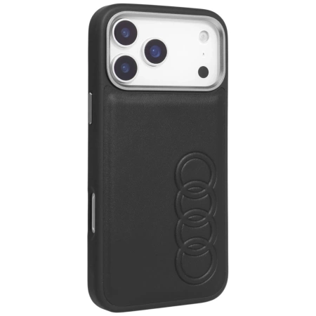 Audi TT Synthetic Leather MagSafe Case for iPhone 17 Pro Max - Black