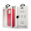 Original Handyhülle IPHONE 13 PRO Karl Lagerfeld Hardcase Silicone Plaque rot