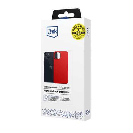 Apple iPhone 14 Plus - 3mk Hardy MagSilicone Red