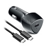 FORCELL CARBON ładowarka samochodowa Typ C 3.0 PD20W CC50-1C  (Total 20W) + kabel do Typ C PD60W