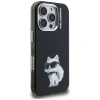 Etui Karl Lagerfeld IML Aquarelle Choupette & Logo na iPhone 16 Pro Max - czarne
