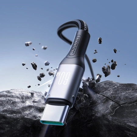 Joyroom S-A28 Flash Series 60W USB-C - USB-C Kabel 2m - schwarz