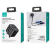 USAMS Ład. siec. 2xUSB T55 12W adapter 4w1 US/AU/EU/UK czarny/black CC173TC01 (US-CC173) Univesal Travel Charger