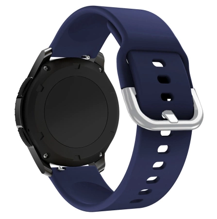 Silicone Strap TYS band for Samsung Galaxy Watch 45 / 46 / 47 mm - dark blue