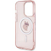 Karl Lagerfeld IML Choupette MagSafe case for iPhone 15 Pro Max - pink