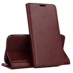 Case IPHONE 14 PRO Wallet with a Flap Leatherette Holster Magnet Book burgundy