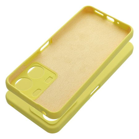 Futerał SILICONE 2mm do XIAOMI REDMI 13C żółty