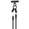 Devia kabel uniwersalna smycz 2w1 PD USB-C - USB-C 1,2 m 60W czarny