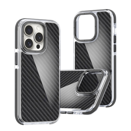 Nakładka Acrylic Carbon do iPhone 12 / 12 Pro 6,1" czarna
