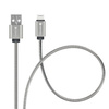 Kabel USB A do Lightning Forcell F-Energy 2,4A 12W Metal 2 m C236 srebrny