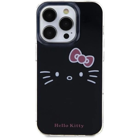 Hello Kitty IML Kitty Face case for iPhone 15 Pro Max - black