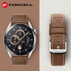 Pasek do Samsung Galaxy Watch Forcell F-Design FS21 skóra ekologiczna 22 mm brązowy