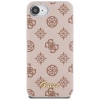 Etui Guess Peony Script Logo MagSafe na  iPhone 16e - brązowe