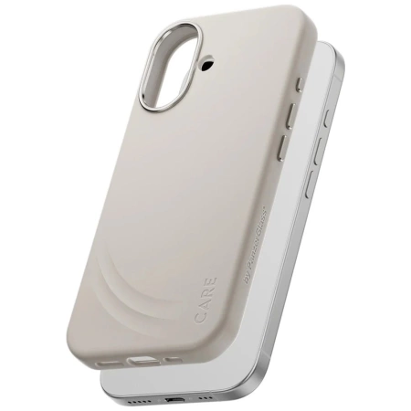 CARE by PanzerGlass FLOW MagSafe Hülle für iPhone 17 - Beige