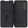 Nillkin Qin Pro Leather Case Samsung S25+, BLACK / CZARNY