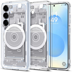 Spigen Ultra Hybrid Mag MagSafe - Etui do Samsung Galaxy S25 (Zero One White)