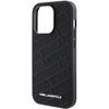 Karl Lagerfeld Quilted K Pattern Hülle für iPhone 15 Pro – Schwarz