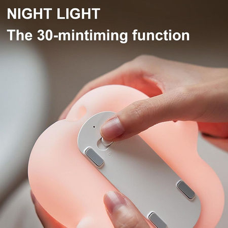 Lampka nocna Świnka Art Deco dotykowy