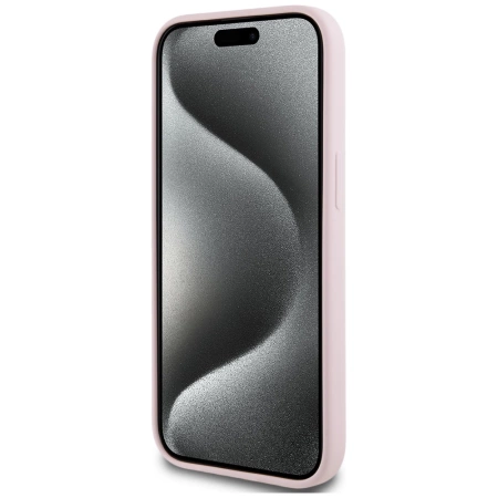 Karl Lagerfeld Silikon Karl&amp;Choupette MagSafe Case für iPhone 15 Plus - Pink