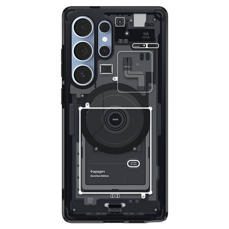 SPIGEN ULTRA HYBRID MAG MAGSAFE GALAXY S25 ULTRA ZERO ONE BLACK