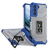 Crystal Ring Case Kickstand Tough Rugged Cover for Samsung Galaxy S21+ 5G (S21 Plus 5G) blue