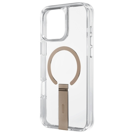 UNIQ etui Eleva with Vertica Stand iPhone 16 Pro 6.3" złoty/taupe gold