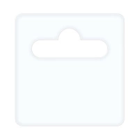 Euroanhänger 50x50 mm Premium mit Gummikleber 1000 Stück/Rolle (0,35 mm Folie)