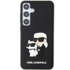 Oryginalne Etui KARL LAGERFELD hardcase 3D Rubber Karl&Choupette KLHCS24M3DRKCNK do Samsung Galaxy S24 Plus czarny